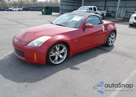 2007 Nissan 350Z Touring из США, поврежденный, VIN JN1BZ36AX7M650234